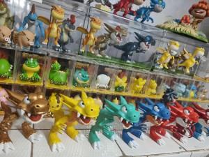 石器手办模型，石器时代周边收藏，7色暴龙模型